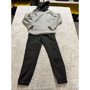 RBX Boys Activewear Set Hoodie and Joggers Grey Black Size 7